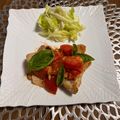 yesmama's cooksnap of when they made 豚肉のバジルトマトソース♪.