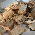 papikun's cooksnap of when they made 厚揚げ、卵の明太ガリバタ醤油炒め.