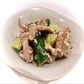 悠LOVE航's cooksnap of when they made 豚しゃぶときゅうりのゴマにんにく醤油.