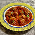 コムギ大好き's cooksnap of when they made イタリア風＊ミートボールのトマト煮込み.