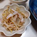 ゆいころままこ's cooksnap of when they made ハムたっぷりモヤシナムル☆あと1品レンジ.