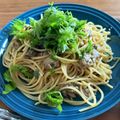 クックNEAEXK☆'s cooksnap of when they made 牡蠣オイル漬けで濃厚♪大葉と牡蠣のパスタ.