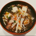 yokoyoko76's cooksnap of when they made もずくとえのきと豆腐の梅スープ.