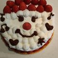 りこはるまこママ's cooksnap of when they made サンタのクリスマスケーキ デコレーション.