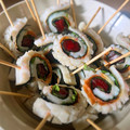 joejoemi's cooksnap of when they made ちくわで簡単 しば漬けと紫蘇のくるくる.
