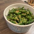 __Blair__'s cooksnap of when they made 【簡単】インゲンの胡麻和え.