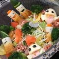 まめたん's cooksnap of when they made 簡単ゆで玉子のハロウィンオバケ♡キャラ弁.