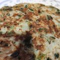 Hanaたん♪ごはん's cooksnap of when they made サクもちっ！米粉でヘルシー和風チヂミ。.