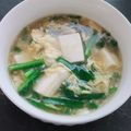 ミロにゃん's cooksnap of when they made ニラ卵中華スープ.
