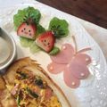 こつゆ514's cooksnap of when they made ✿ฺ ･:* お弁当にハム蝶々*:･✿ฺ.