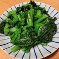 山ばあば's cooksnap of when they made アスパラ菜のお浸し.