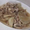 きらり流れ星's cooksnap of when they made 大根と豚肉のにんにく味噌炒め.