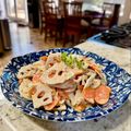 Superlittleboo's cooksnap of when they made 簡単！れんこんと人参のごまマヨサラダ.
