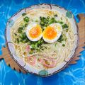 ☆なあなクック☆'s cooksnap of when they made 茹で卵を糸で綺麗に切る！.