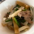くま五郎's cooksnap of when they made 新玉ねぎの炒め物★ｗｉｔｈ　ニラとあげ.
