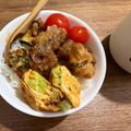 ☆あさ's cooksnap of when they made 子ども喜ぶ我が家の丼♪唐揚げ&玉子焼き丼.