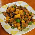 Smile Fumi's cooksnap of when they made 長芋と茄子、ピーマンの肉みそ甜麵醬炒め.