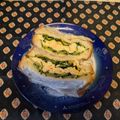 龍青空ママ's cooksnap of when they made 母の味♡きゅうりと卵の食パンサンド.