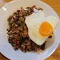 ばとん's cooksnap of when they made 夏休み！ランチに！簡単！ウインナー丼.