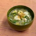 島子☆'s cooksnap of when they made 野菜室のお片付け☆油揚げ入りお味噌汁.