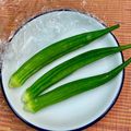 島子☆'s cooksnap of when they made レンチンでオクラの茹で方.