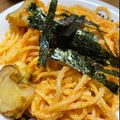 クックX3VQF7☆'s cooksnap of when they made 超簡単✤和風たらこパスタ.