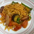 ひんけつママ's cooksnap of when they made 昔ながらの喫茶店風ナポリタン.