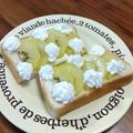 YCHキッチン's cooksnap of when they made クリームチーズとキウイのトースト.