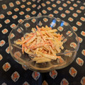 龍青空ママ's cooksnap of when they made マヨネーズで簡単◎柿と人参のラペ.