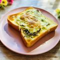 ねっちゃんっ's cooksnap of when they made 千切りキャベツと塩こんぶのトースト♡.