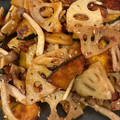 みや☆じゅん's cooksnap of when they made かぼちゃとレンコンの照り焼き.