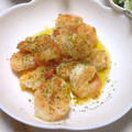 おにもつちゃん's cooksnap of when they made 簡単めちゃ旨♡海老のガーリックバター焼き.