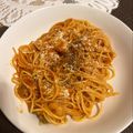 ⊿ルウ's cooksnap of when they made シーフードトマトパスタ＊絶品ペスカトーレ.