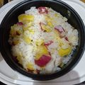 えあぷーな's cooksnap of when they made ☆塩だけで簡単！！さつまいもごはん☆.