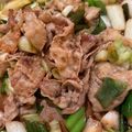 ぴあのちゃん95's cooksnap of when they made 弁当に◎簡単♪豚バラと葱のオイスター炒め.