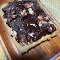 わたさな2016's cooksnap of when they made チョコとクリームチーズの病みつきトースト.