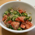 蒼井つばさ's cooksnap of when they made パパッときゅうりトマト大葉ツナの旨いやつ.