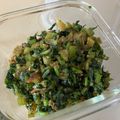 papikun's cooksnap of when they made 大根の葉の炒め！ごま油が効いて旨い♡.