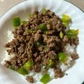 ame-ikuru's cooksnap of when they made ピーマンとひき肉炒め 超簡単な青椒肉絲.