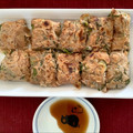 caruga's cooksnap of when they made 長ネギ大量消費！もちもちネギ焼き.
