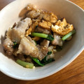 もりっこかふぇ's cooksnap of when they made 豚バラ厚揚げと小松菜の旨辛味噌炒め♩.