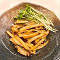悠LOVE航's cooksnap of when they made エリンギで作るおつまみメンマもどき.