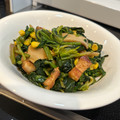 ٩(^‿^)۶'s cooksnap of when they made ✿ほうれん草＆エリンギのバター醤油炒め✿.