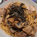lemonina's cooksnap of when they made きのことチキンの絶品和風パスタ♡.