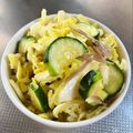 azbjbn's cooksnap of when they made ズッキーニ・キャベツ・みょうがの浅漬け.