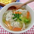 在宅勤務のおじさん's cooksnap of when they made 旬の白菜と水餃子の野菜たっぷりスープ.
