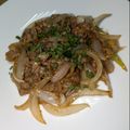クックJOEさん's cooksnap of when they made 牛肉と玉ねぎのポン酢炒め.