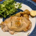 愛猫ベリー's cooksnap of when they made 鶏もも肉のローズマリーレモンマリネソテー.