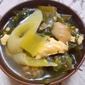 うーさき's cooksnap of when they made 舞茸と卵の美容スープ(о´∀`о).