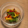 ごんたいぬ's cooksnap of when they made レンジでパプリカの塩昆布和え☆弁当.